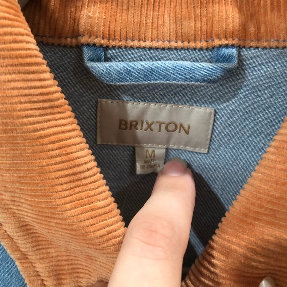 Brixton Women’s Utopia corduroy denim jacket sz.M - Picture 5 of 7